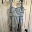 American Eagle Denim Tie Strap Dress Photo 1