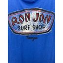 Ron Jon  Surf Shop Tampa FL Womens T Shirt SS Cobalt Blue Logo Spell Out Sz XL?? Photo 1