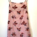 American Eagle NEW NWT  AEO Pink Floral Velvet Cowl Neck Sleeveless Slip Dress XS Photo 1