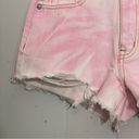 Aeropostale  high rise Shorty Denim Shorts Tie Dye pink 000 Photo 5