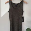 Karen Kane NWT  Sparkly Tight Knit Tank Top Sleeveless Rayon Polyester Metallic M Photo 8