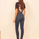 Reformation  Dark Wash Neris High Rise Skinny Jeans Size 29 Photo 8