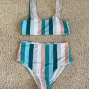 striped bikini Multi Photo 0