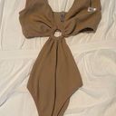 Anwnd tan/light brown body suit size M/L Photo 0