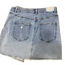 Tinseltown New!  Denim Asymmetrical Button Front Skirt Size XL Photo 4