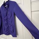 Xersion  Peformance Wear Ruched Gathered Front Jacket * XS * Purple Photo 2