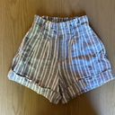 Abercrombie & Fitch Paperbag Linen Shorts Photo 0