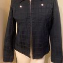 Jones New York Black  Zip Up Jacket Size S Photo 0