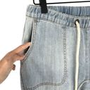 One Teaspoon  Women's Blue Montana Shabbies Drawstring Boyfriend Jeans Small Photo 4