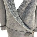 Moda  International Wrap Sweater Gray Size S Y2K Minimalist Stealth Wealth Boho Photo 6