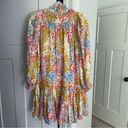 Hunter Bell NWOT  Blakely Dress Silk Belted Long Sleeve Floral Patchwork Photo 3