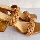 Sincerely Jules  Braided Croc Embossed Heel Sandals size 7.5 Photo 0