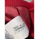 American Eagle  Outfitters Full Zip Jacket Small Lined Red Sherpa Bomber Teddy Photo 8