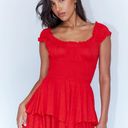 Princess Polly The Love Galore Romper Red Photo 0