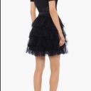 Betsy and Adam Corset Tulle Off the Shoulder Mini Dress- NEVER WORN! Photo 2