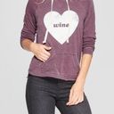 Grayson Threads  HEART WINE GRAPHIC HOODIE SIZE XL Photo 0