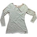 Matilda Jane  Off The‎ Grid Long Sleeve Tunic Top Pink Green Stripes Women's M Photo 0