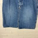 Gap  Jeans Vintage Low Rise Cotton Denim Skirt Size 6 Photo 3