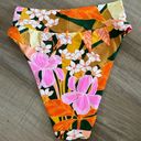 Aerie  Super High Cut Cheekiest Bikini Bottom Tropical Vibrant Colors Photo 5