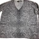 360 Cashmere  Gray Sydney Reptile-print Crew Neck sweater-XS Photo 12