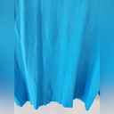 Zyia  Blue Performance Long Sleeve Hooded Shirt Size Small Photo 4