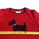 Charter Club  Scottie Dog Pullover Sweater Size S Red and Black Photo 10