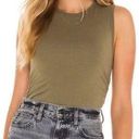n:philanthropy n philanthropy Womens XS Buenos Tank Top Olive Green Ruched Side Long Length NWT Photo 0