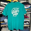 Vintage Y2K The Purple Moose Lagoon Ocean City M.D Green Short Sleeve Shirt XL Photo 7