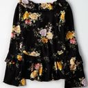 American Eagle  Floral Ruffle Bell Sleeve Blouse Photo 3