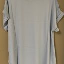 Zenana Outfitters NWT Ash Blue Top Photo 2