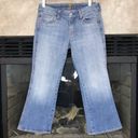 7 For All Mankind  cropped jeans size 28 womens blue denim jeans Photo 1