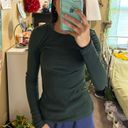 Old Navy Dark Army Green Long Sleeve Sweater Photo 2