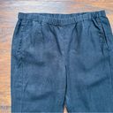 J.Jill  • Love Linen pants black wide leg cropped relaxed loose fit lagenlook Photo 2