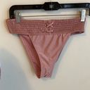 Topshop  Shirred Bikini Rose Top size 6 Bottoms size 4 Photo 3