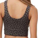 Anthropologie  All Fenix Sports Charcoal Leopard Jagger Long Bra size medium bra Photo 2