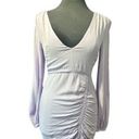 L'Academie  Pearl Ruched Dress in Lilac Size S Photo 0