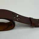 American Eagle  Outfitters Brown Genuine Leather Belt - Size Small Photo 3