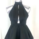 Luxxel NWT - PromGirl Black Halter Skater Dress - Size S Photo 6