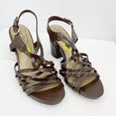 Me Too  Cute Brown Strappy Summer Heels  size 9 New Photo 1