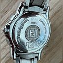 Fendi  Rare Ladies Luxury Watch Registered Model White Dial  Stainless Bracelet Photo 7