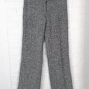 Bebe  Tweed Straight Leg Flare Faux Leather Stripe Y2K Pants Photo 0