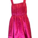 Maeve  by Anthropologie Pink Bow-Tie Satin Mini Dress Women’s size US 4 NWT Photo 3