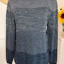 Christopher & Banks 3/$30 Blue Ribbed Sweater Long Sleeves Photo 0