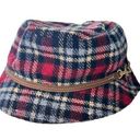 Coach  Vintage Y2K Plaid Red Black White Wool Bucket Hat M/L Photo 0