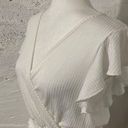 Caution to the Wind  white tiered dress Small Photo 3