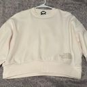 The North Face White cropped  sweatshirt Photo 0