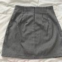Brandy Melville Gingham Mini Skirt Photo 1