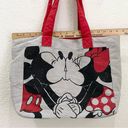 Disney  Mickey & Minnie Mouse Kissing 2- Sided Canvas Tote Bag New (Old Stock) Photo 6