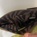 Jane Jones Giraffe Cow Animal Print Faux Leather Shoulder Bag Green Photo 2