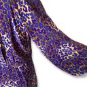 Parker  silk leopard print wrap dress sz s Photo 1